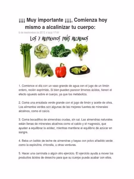 alcalinizar